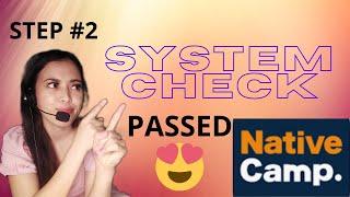 PASSED THE SYSTEM CHECK