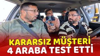 Kararsız Müşteri 4 Araba Test Etti - Hiç Beklenmedik Arabayı Aldı 