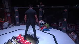 Ultimate MMA UK  Liverpool. Mark Gallagher (red) v Robson Fleming (Blue) 22.06.24