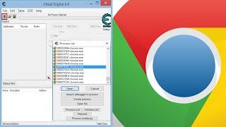 Cheat engine: finding the right chrome process