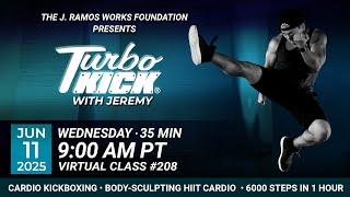 Virtual 35 Minute Turbo Kick with Jeremy Ramos (06/11/22025) - 9:00 AM PT
