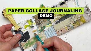 Art Journaling for Beginners: Easy Paper Collage Demo