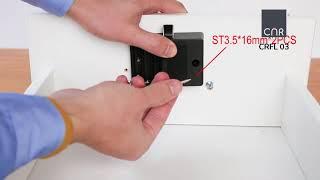 CNR - Installation Video of Knob Fingerprint Cabinet Lock CRFL 03