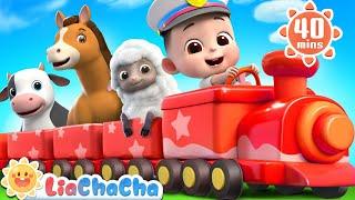 [NEW] Animals on the Choo Choo Train | Animal Sounds Song | Kids Songs & Nursery Rhymes | LiaChaCha