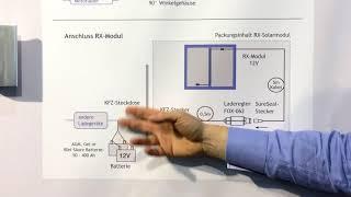 Connecting foldable RX solar panel & charge controller to battery