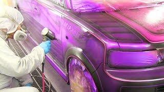 How To Custom paint Candy Painting and Full Graphics on Car