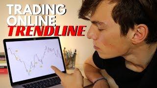 Online Trading For Beginners: TREND LINE [Lesson 2]