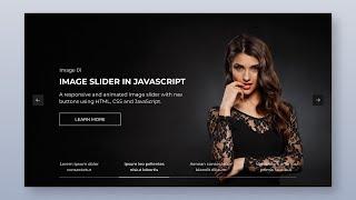 Create A Responsive Image Slider in HTML CSS & JavaScript | Step-by-Step Tutorial