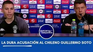 Fernando Tobio critica al chileno Guillermo Soto