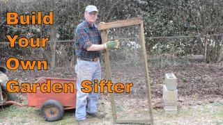 Homemade garden screen for multiple uses. sifter
