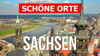 Reise nach Sachsen, Deutschland | Städte, Tourismus, Urlaub, Natur, Landschaften | Drohne 4k Video