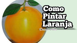 Como Pintar Laranja Arte no Tecido( Daiane Alves)#pintura#arte#passoapasso#