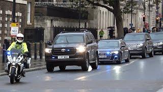 President Zelensky’s Colossal Motorcade In London | Meeting With UK Prime Minster Keir Starmer 