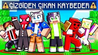 Minecraft Youtuberları İle DAİREDEN SON ÇIKAN KAZANIR! - @Ferited @Rüyaperest @SametParlak2