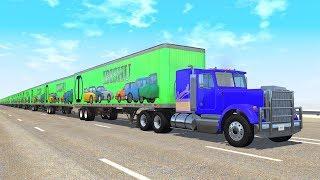 BeamNG Drive - Giant Truck 500 Meters Long