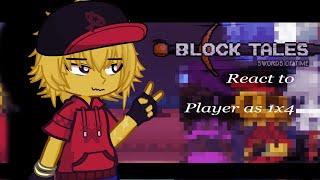 Blocktales react to player as 1x1x1x1 ||2X SPEED!!|| DO NOT REPOST