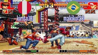 FT5 @kof97: kirito18 (PE) vs makikof98 (BR) [King of Fighters 97 Fightcade] Oct 23