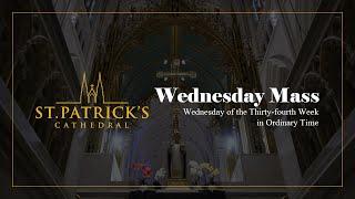 Wednesday Mass - November 27th 2024