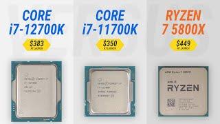 Сore i7-12700K vs Сore i7-11700K vs Ryzen 7 5800X w/ RTX 3080 Ti: Test in 6 games at Full HD [1080p]