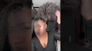 Two puff hairstyles on my afro #afro #afrohair #naturalhair