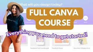 FULL FREE CANVA BEGINNERS COURSE | VLOGMAS DAY 1 . (I'm so excited! )