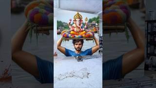 Ganpati Bappa drawing photo  #shorts #youtubeshorts #viralshorts #ganesh #ganpatibappamorya