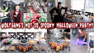 Wolfgang's Not So Spooky Halloween Birthday Party! Halloween Party Ideas! Birthday Party Prep!