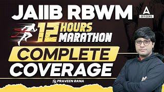 JAIIB RBWM Marathon Class | Retail Banking & Wealth Management | JAIIB Exam Preparation