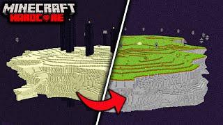 I Transformed the End into Overworld in Minecraft Hardcore