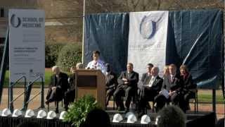 Groundbreaking for new School of Medicine building