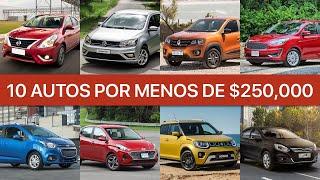 Top 10 autos que puedes comprar por menos de $250,000 | Automexico