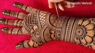 karwachauth special mehndi designs full hand | mehandi ka design | mehndi design simple mehdi mehndi