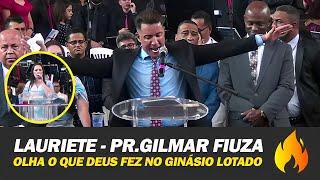 Pr. Gilmar Fiuza: Meu Deus! O Fogo caiu,  veja o que Deus fez no  Ginásio lotado, foi forte.