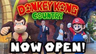 Grand Opening Ceremony for Nintendo Donkey Kong Country at Universal Studios Japan.