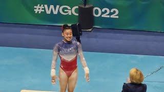 Leanne Wong - USA - Uneven Bars - Team Final - 2022 World Championships