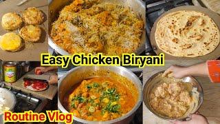 Regular Routine Vlog|Easy Chicken Biryani Recipe| Dinner Recipes| Sonia Daily Vlogs