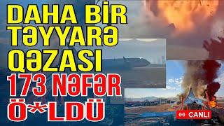 Sərnişin təyyarəsi qəzaya uğradı-173 nəfər həlak oldu-Xəbəriniz Var? - Media Turk TV