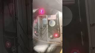 IND QUEENS BLVD LINE: R160A F train being removed from passenger service