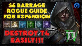 NEW! Rogue Infinite Barrage build guide for Diablo 4 Season 6 Expansion. It's back and better!