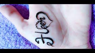 Top names tattoo mehndi design | Mehndi tattoo design for girls | #tattoo #shorts