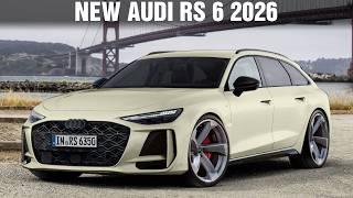 2026-2027 New AUDI RS6 Avant - Will become a Plug-in Hybrid!?