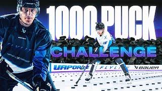 1,000 PUCK CHALLENGE WITH PATRICK KANE AND LANE HUTSON