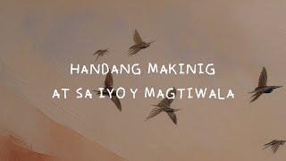 Tanging Kailangan - Official Lyric Video