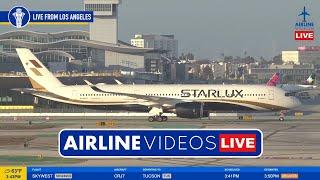 LIVE Los Angeles (LAX) Airport Plane Spotting (December 22nd, 2024)