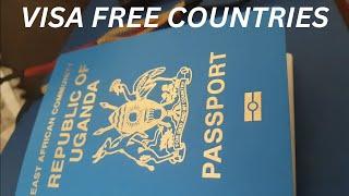 Top ten visa free countries to Ugandan passport