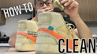 HOW-TO Clean Nike Blazer Off-Whites! | Sneaker Cleaning