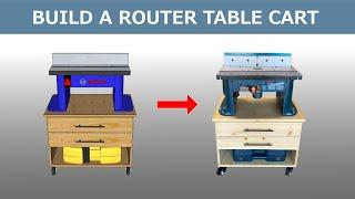 Build a router table cart!