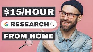 Online Research Jobs From Home | Make Money Online with Paid Research Work