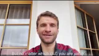 THOMAS MÜLLER HILARIOUS GOODBYE MESSAGE TO ROBERT LEWANDOWSKI AS HE JOIN BARCELONA