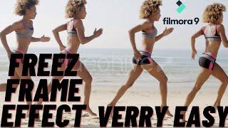 FREEZ FRAME SEQUENCE EFFECT -FILMORA 9 TUTORIAL. #HOWDO